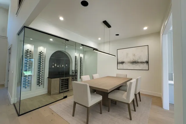 a view of an entryway of a house