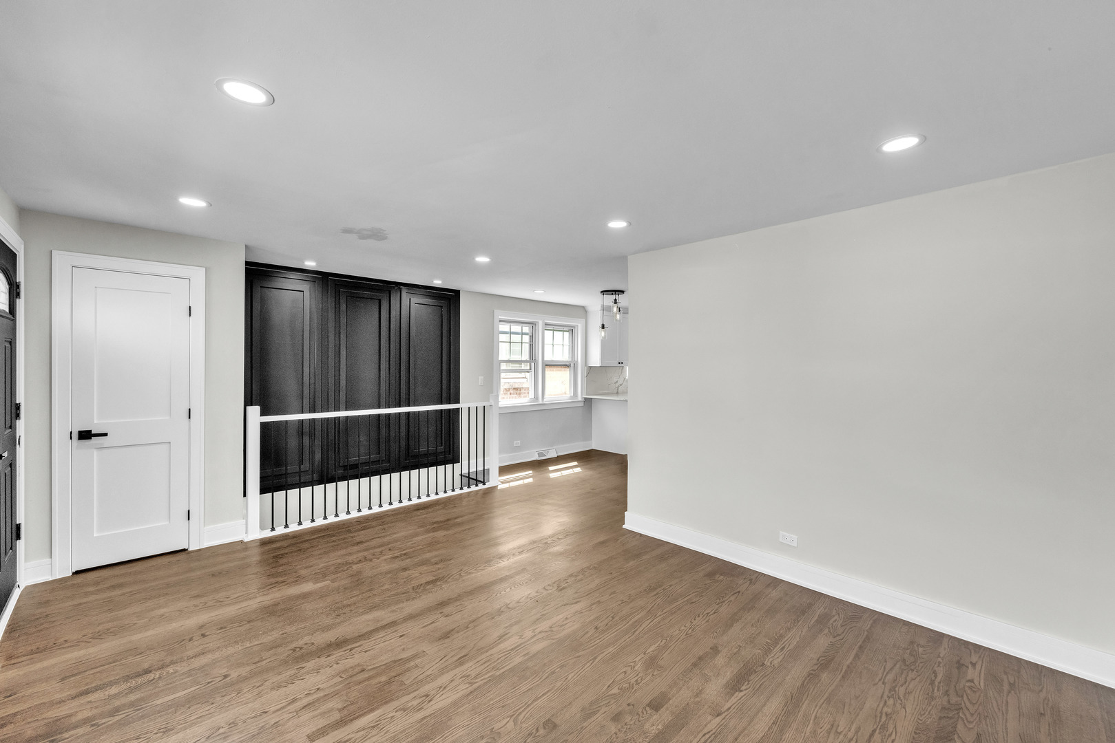 5331 West 53rd Place Chicago, IL 60638 - Photo 3 of 28 a view of wooden floor in an empty room with wooden floor