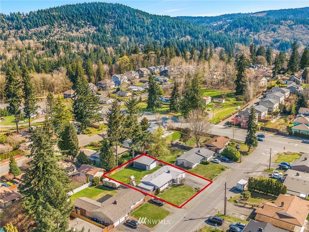 4612 Northeast 23rd Street Renton, WA 98059 - Photo 5 of 24 an aerial view of a city with houses