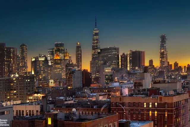 a view of building with windows