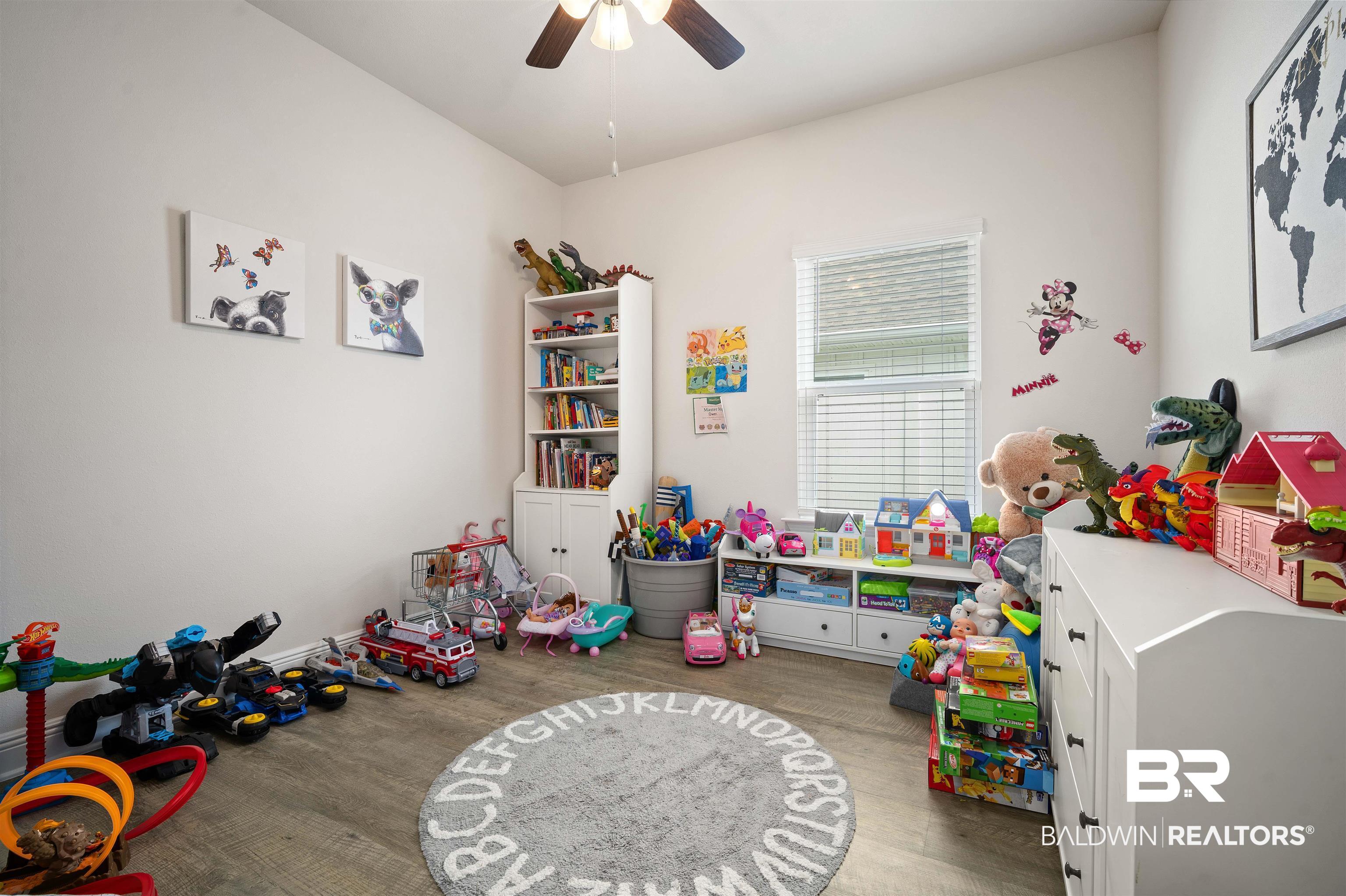 11021 Native Dancer Way Daphne, AL 36526 - Photo 21 of 35 Playroom with wood finished floors and ceiling fan
