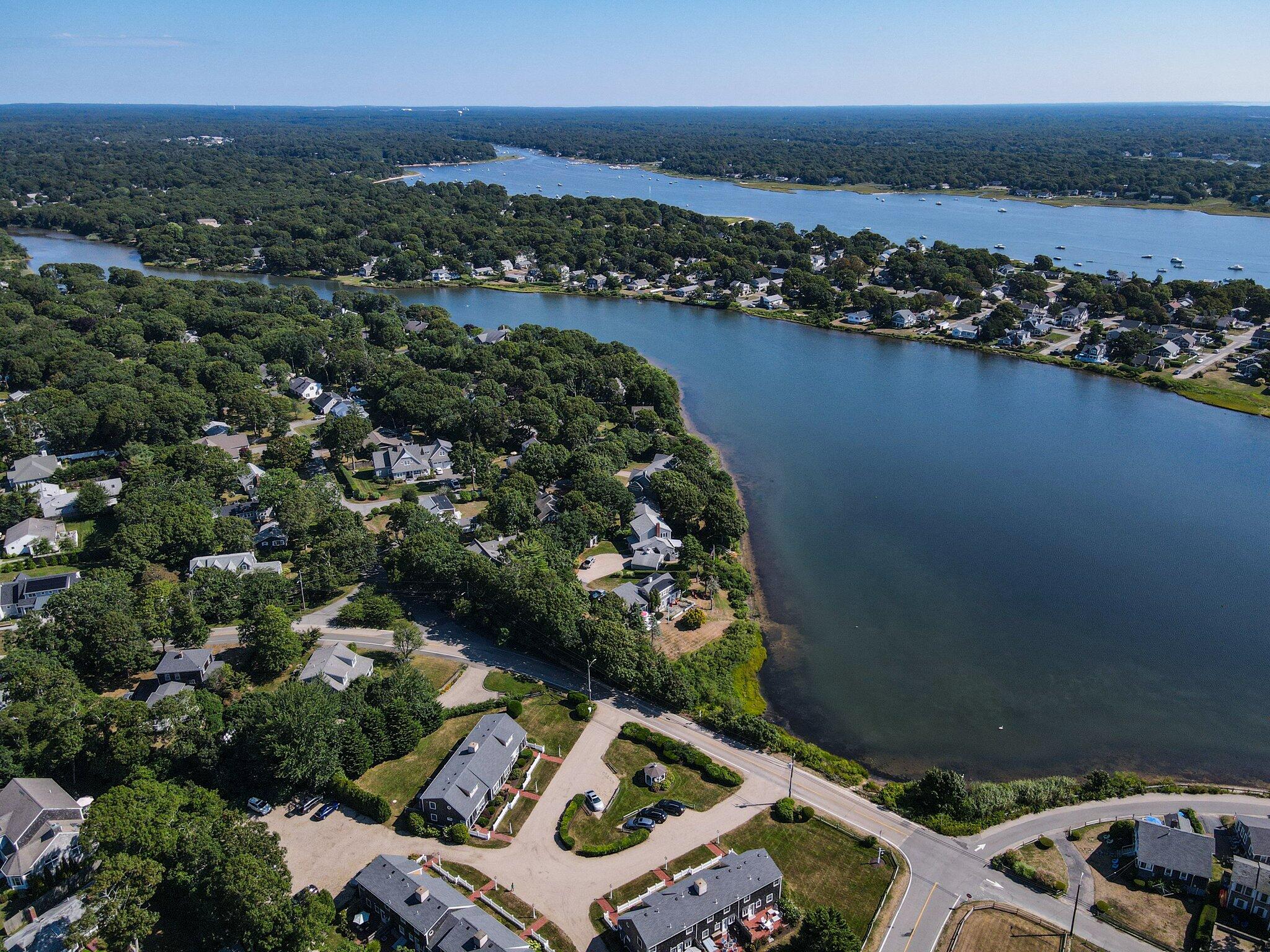 153 Jericho Path, Unit 8U Falmouth, MA 02540 - Photo 42 of 52 an aerial view of multiple house