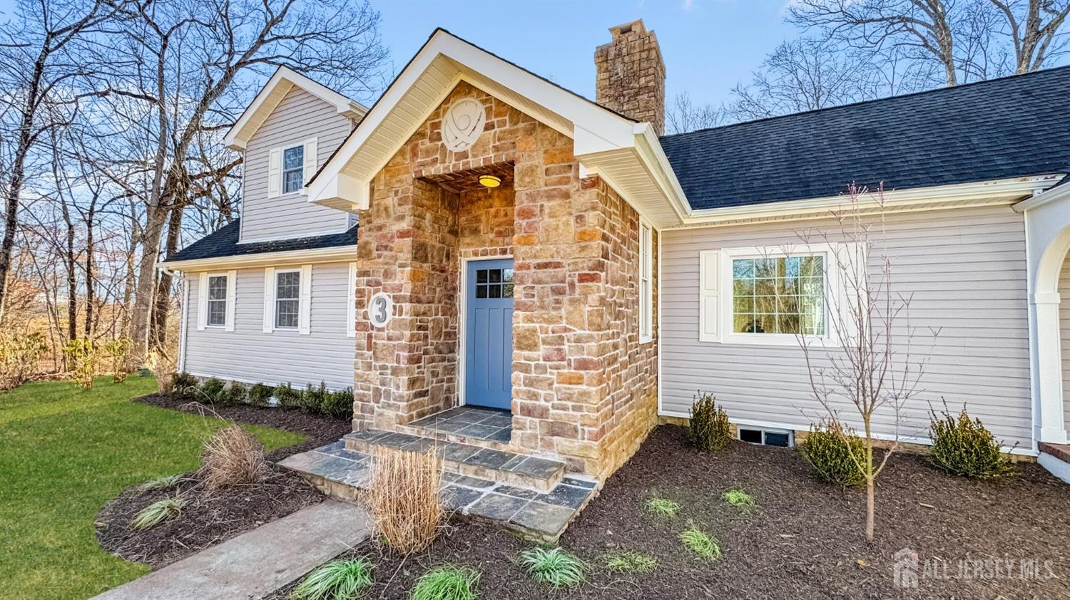 3 Brady Drive Gladstone, NJ 07934 - Photo 3 of 34 a front view of a house with garden