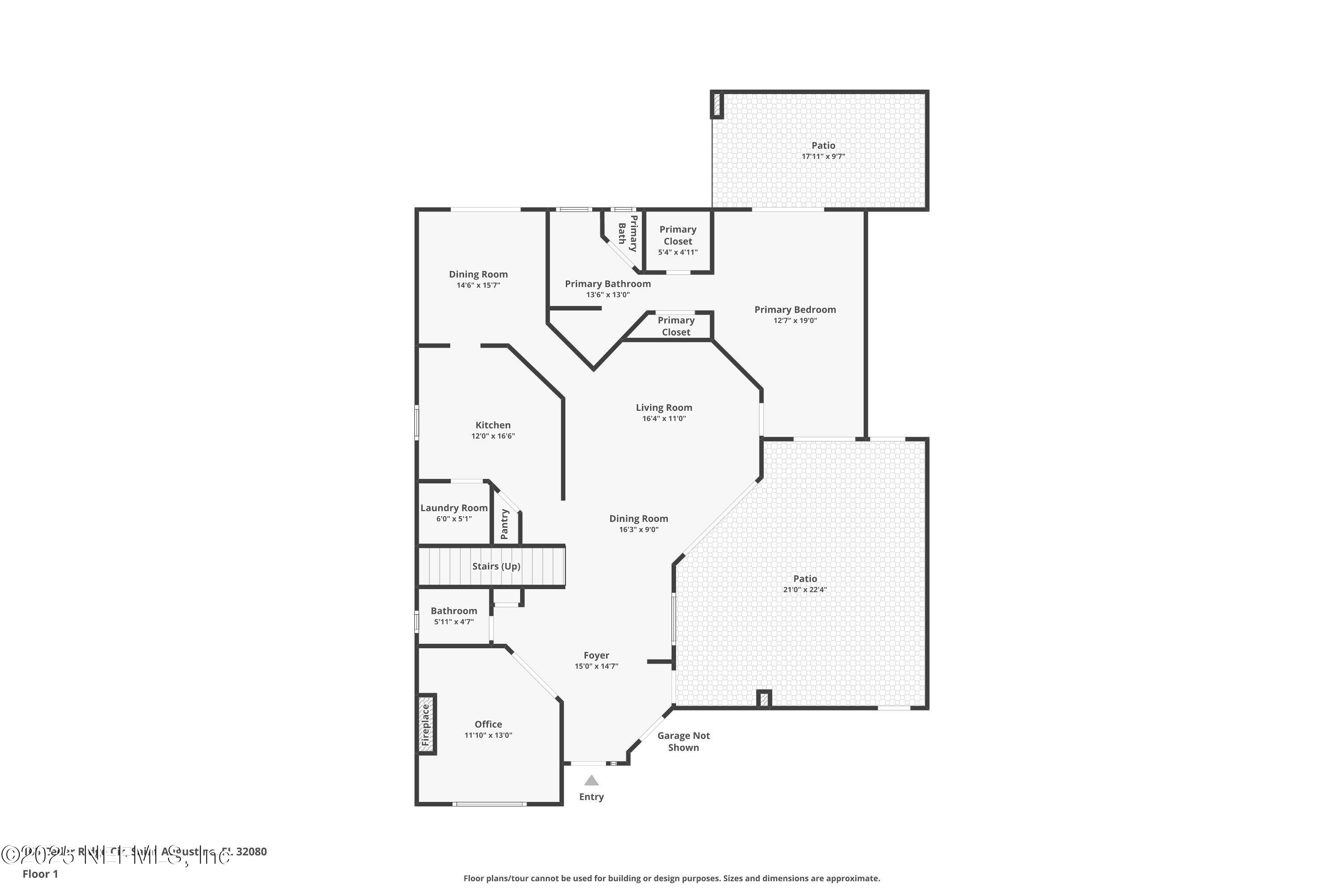 165 Cedar Ridge Circle St. Augustine, FL 32080 - Photo 45 of 46 a picture of a floor plan