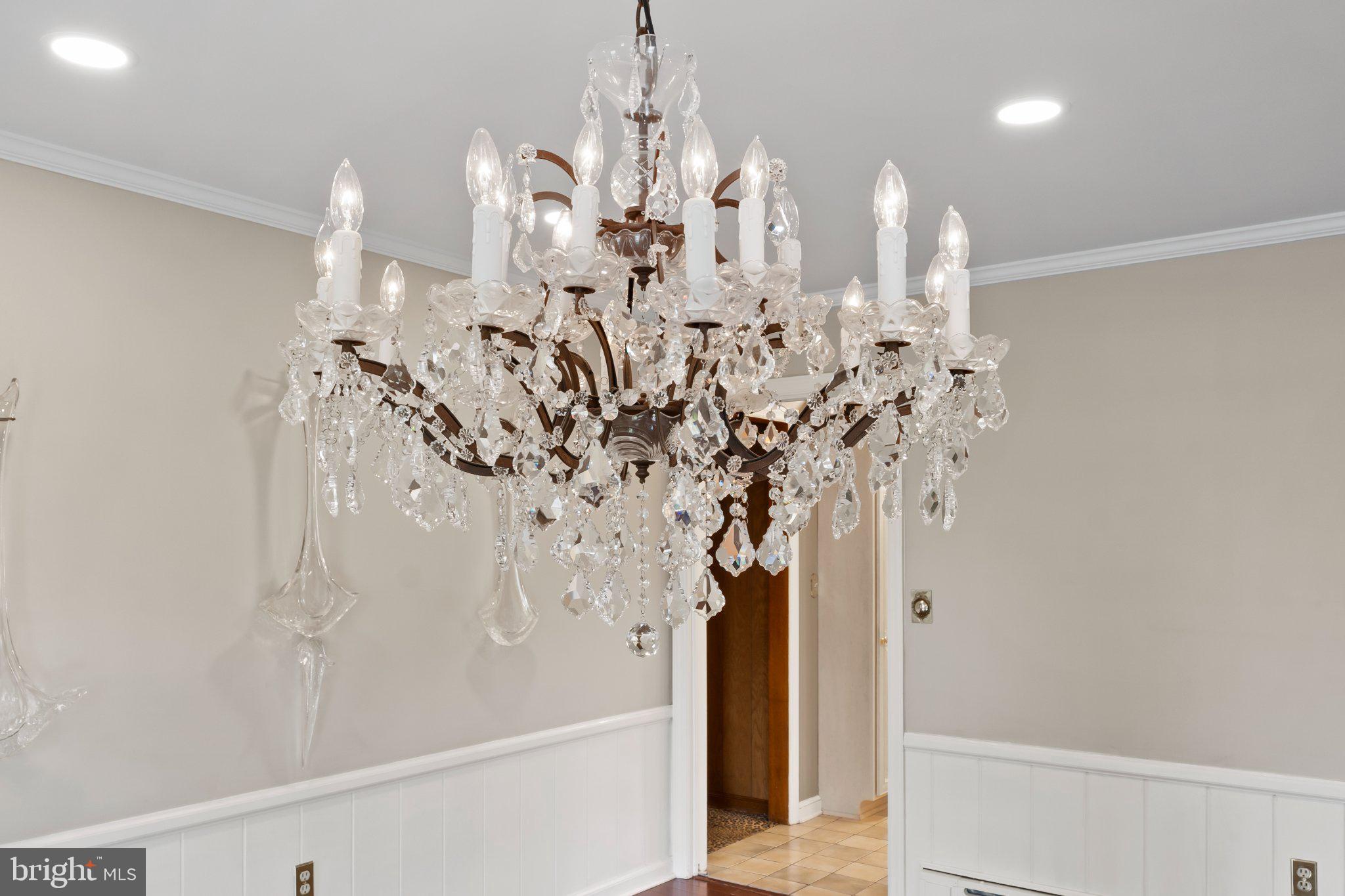 115 Kenwood Road Chambersburg, PA 17201 - Photo 17 of 74 Elegant crystal chandelier shines bright.