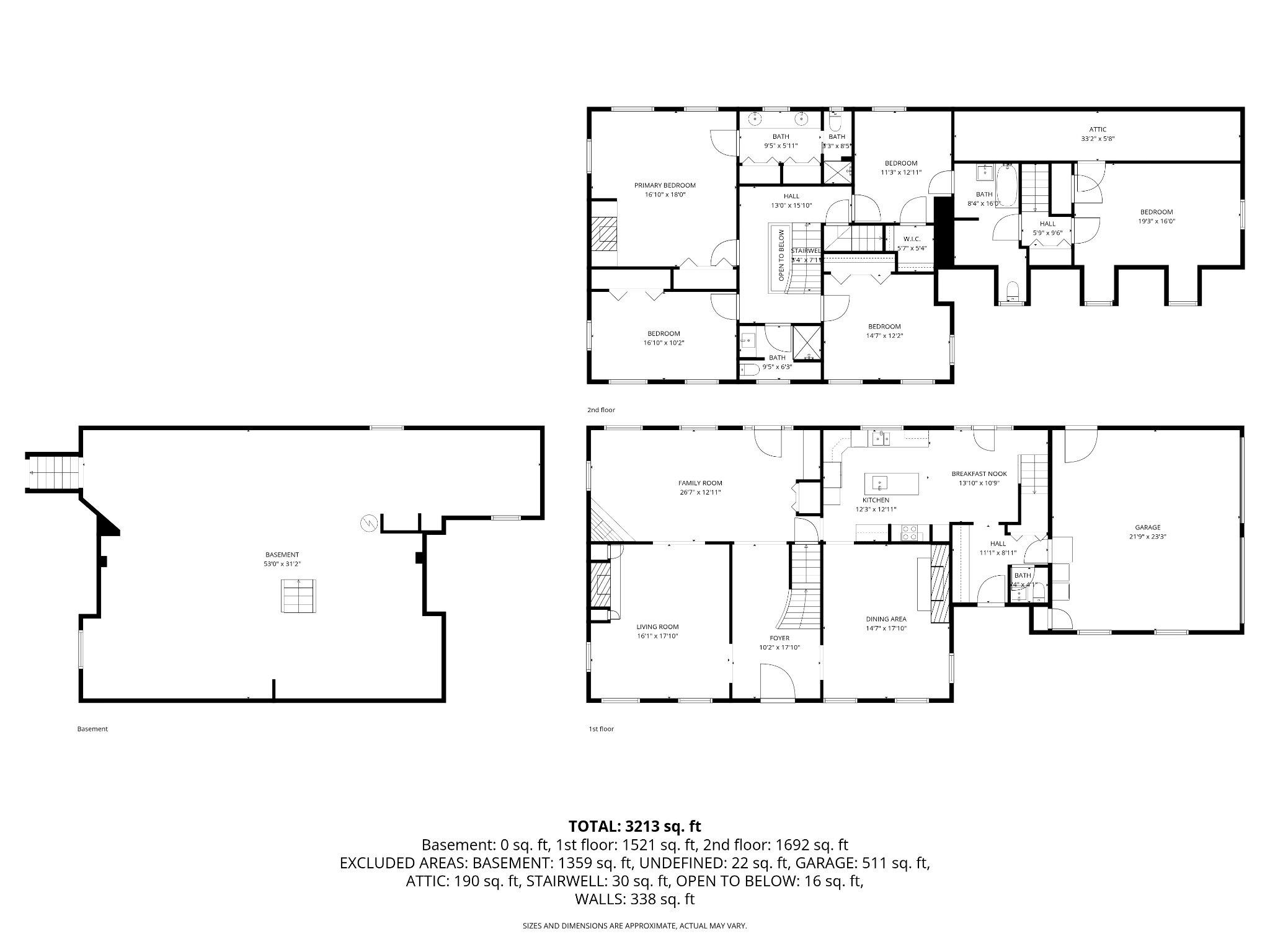 115 Kenwood Road Chambersburg, PA 17201 - Photo 71 of 74 House Floorplans + walk up attic