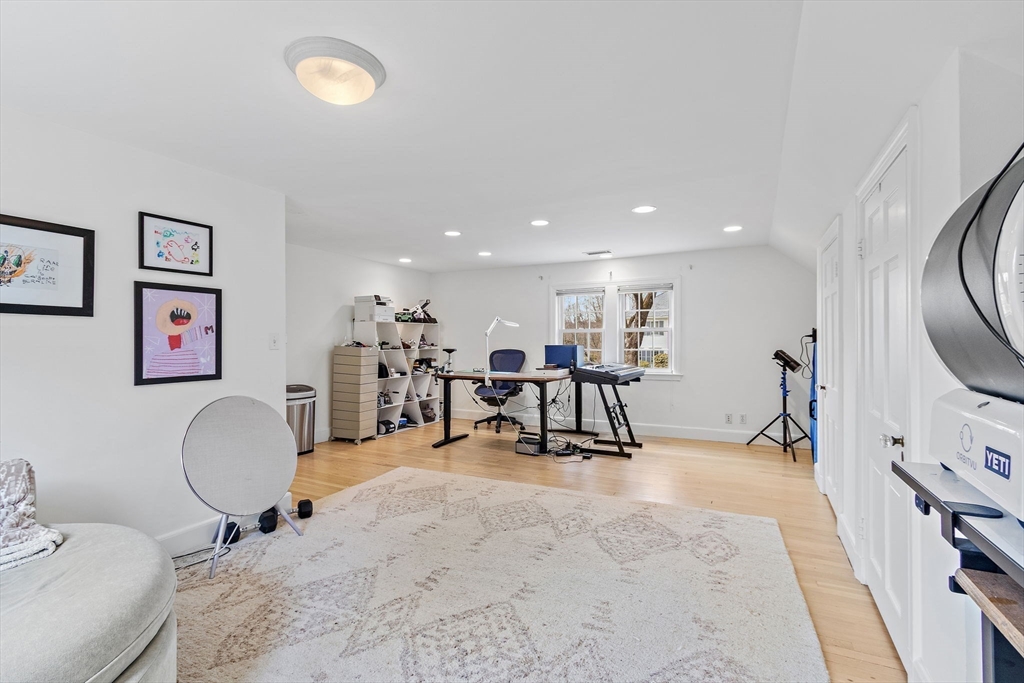 32 Pickwick Road Newton, MA 02465 - Photo 30 of 42 a view of a room with gym equipment