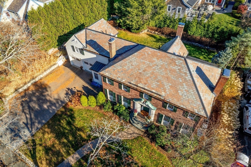 32 Pickwick Road Newton, MA 02465 - Photo 42 of 42 a backyard of a house with lots of green space
