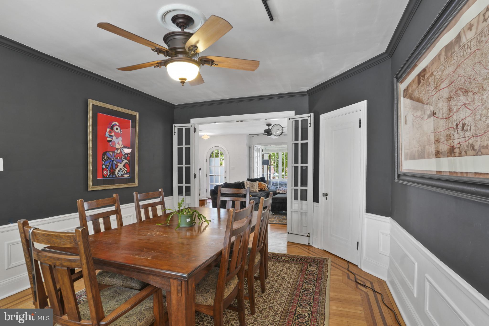 3618 Ednor Road Baltimore, MD 21218 - Photo 10 of 30 a view of a dining room with furniture and chandelier