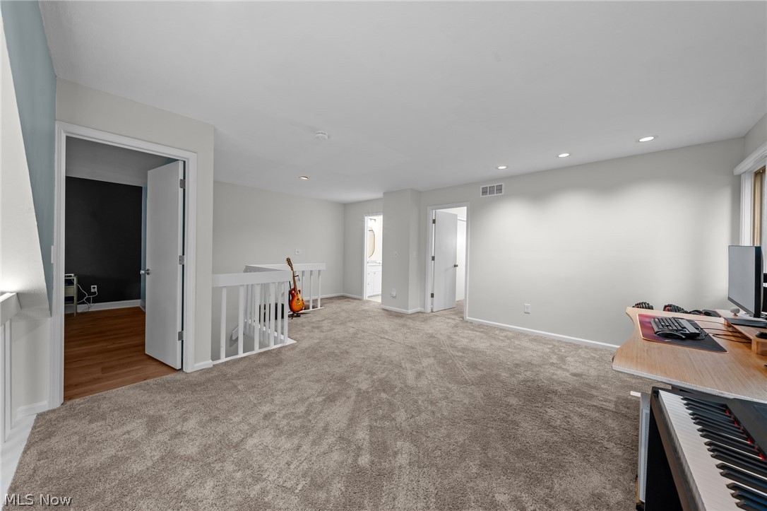 73 Lethbridge Lane Akron, OH 44321 - Photo 28 of 44 Loft opens to 2 upstairs BRs and a Full Bath