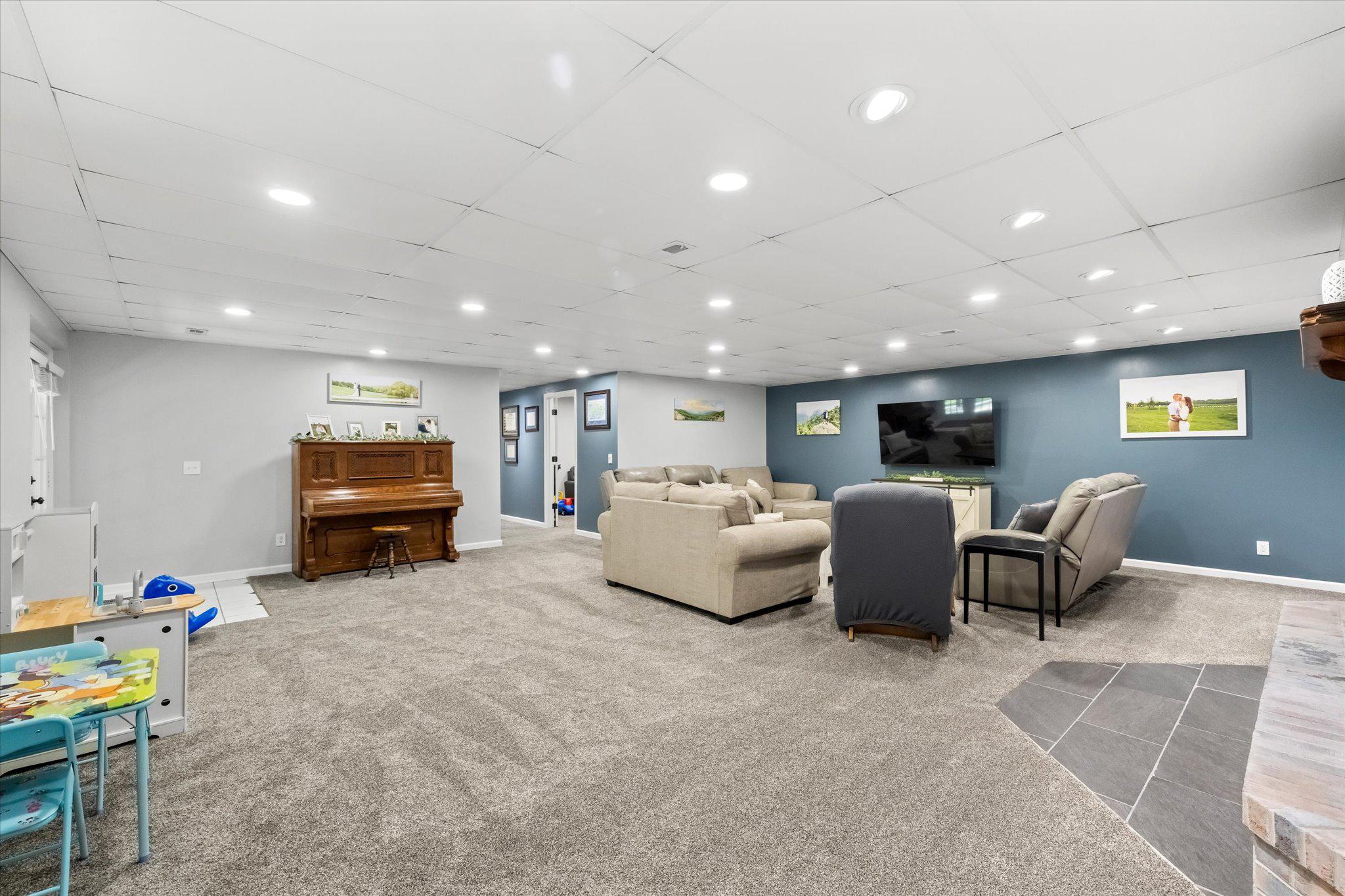 230 Richards Ferry Road Fredericksburg, VA 22406 - Photo 42 of 96 Large, fully finished basement entertainment area.
