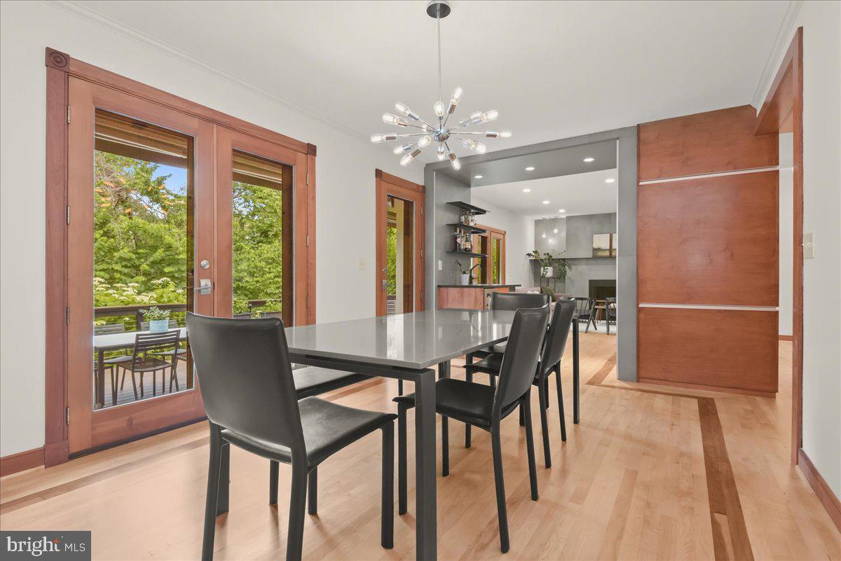 4711 24th Road North Arlington, VA 22207 - Photo 21 of 106 Dining room connects to kitchen and wetbar.
