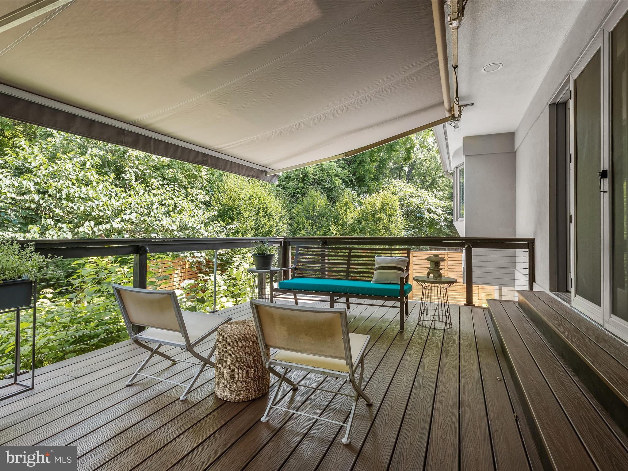 4711 24th Road North Arlington, VA 22207 - Photo 77 of 106 Deck can be full covered by the retractable awning