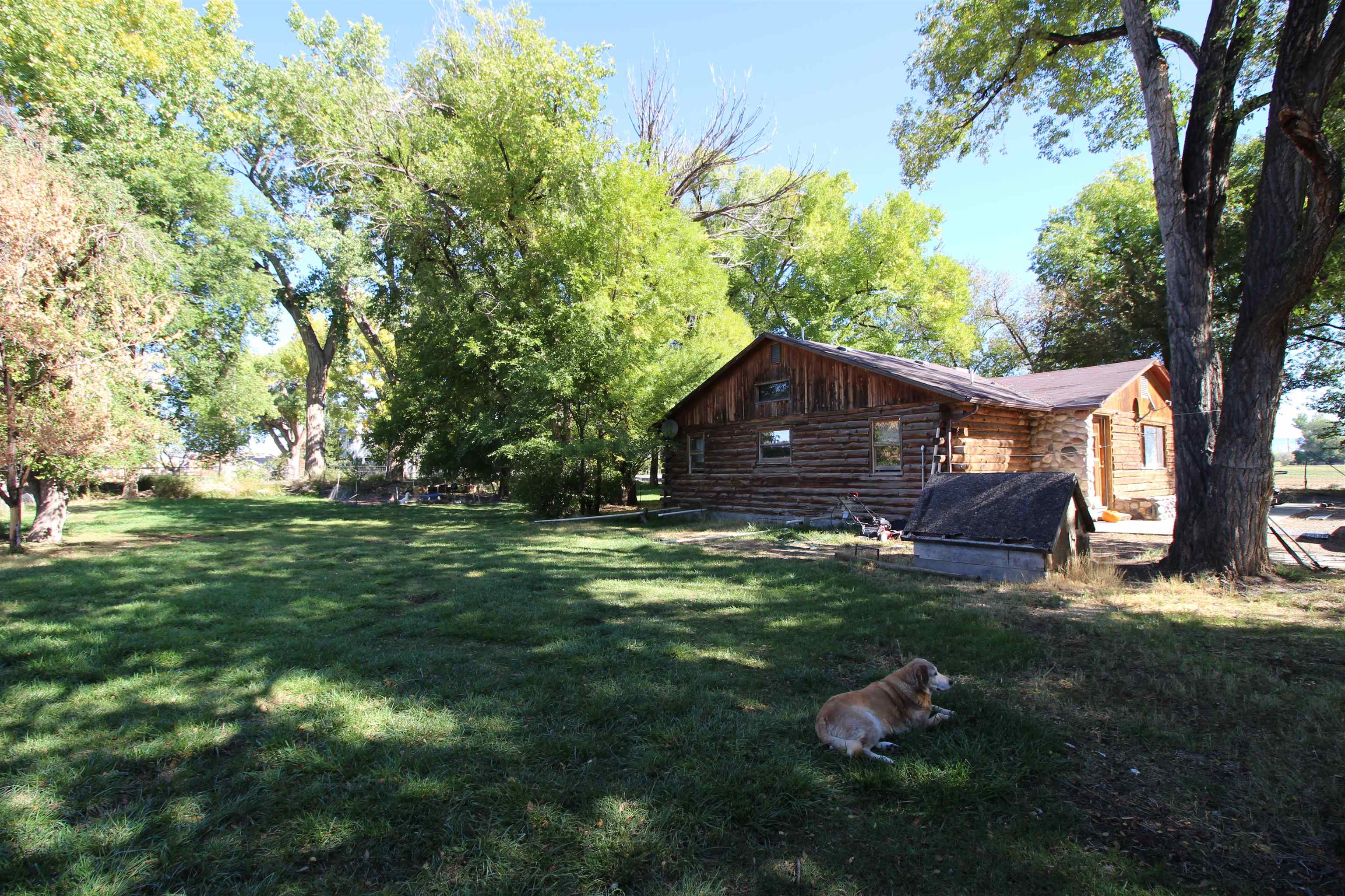 1873 K Road Fruita, CO 81521 - Photo 2 of 26 a backyard of a house with table and chairs