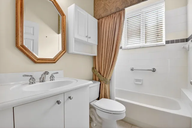 a living room with large windows