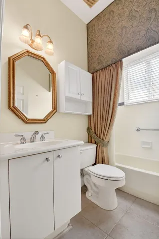 a view of a porch with seating space