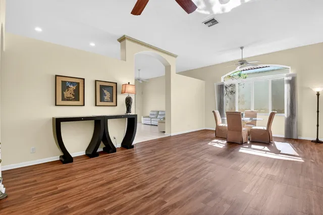 a room with furniture and window