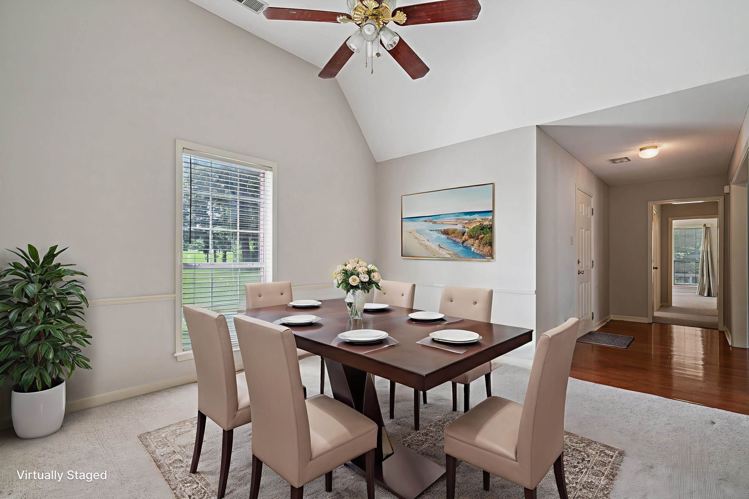 3365 Tomlin Road Somerville, TN 38068 - Photo 4 of 29 a view of a dining room with furniture window and wooden floor