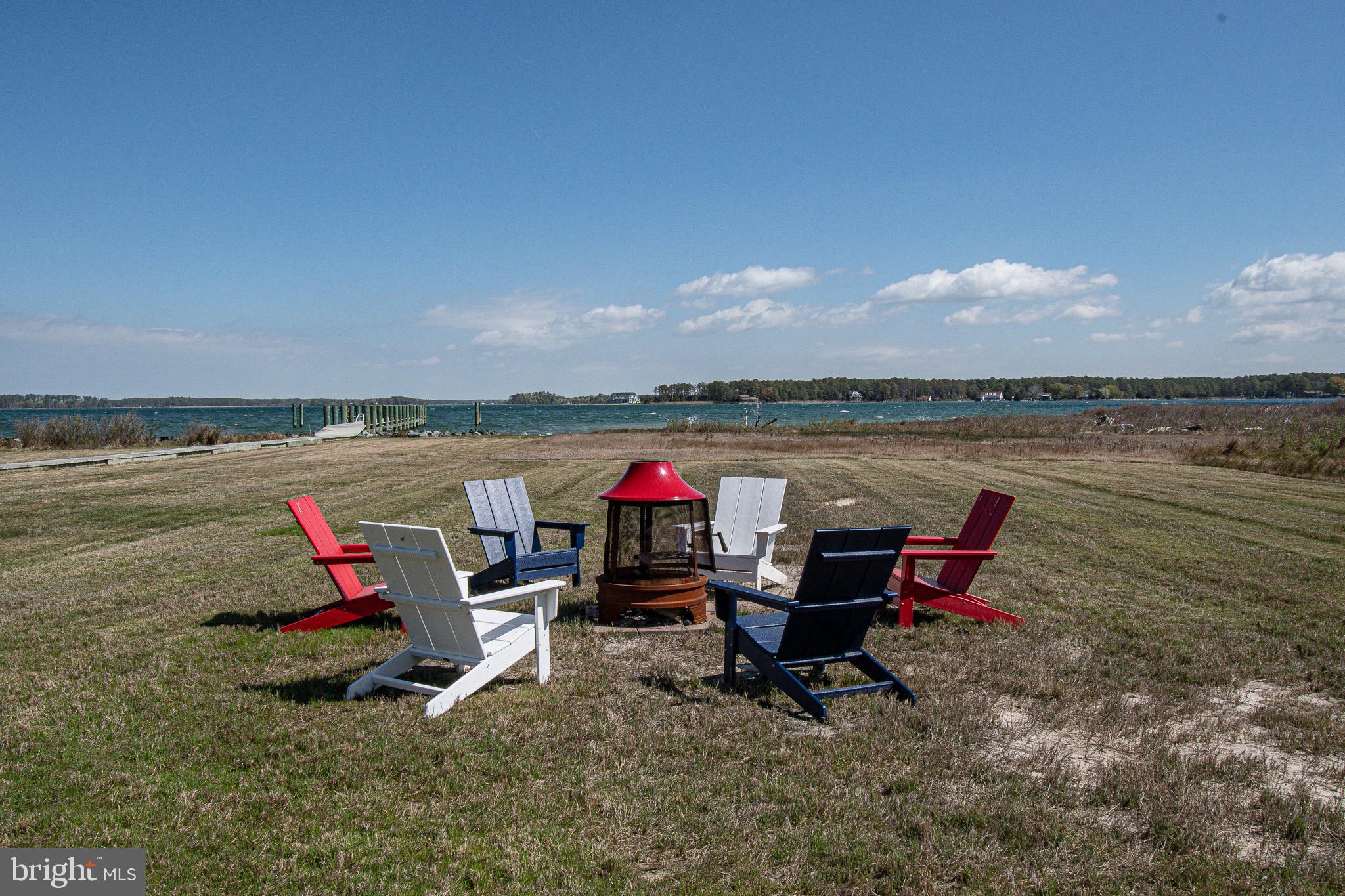 5227 Brooks Road Woolford, MD 21677 - Photo 55 of 68 a terrace with outdoor seating and ocean view