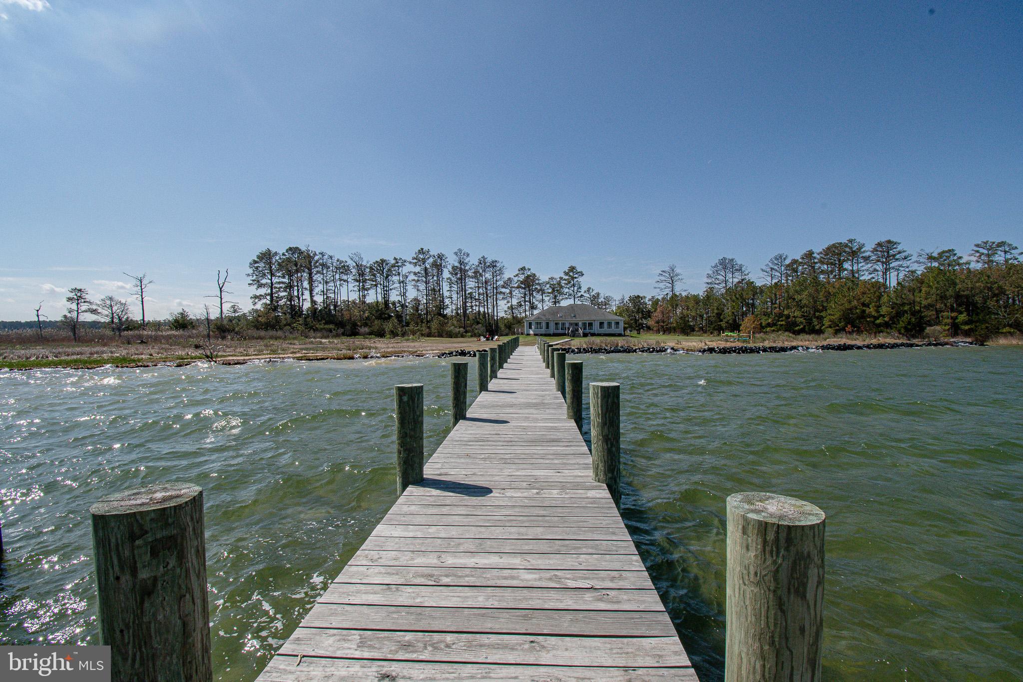 5227 Brooks Road Woolford, MD 21677 - Photo 62 of 68 a view of a lake with a large bridge