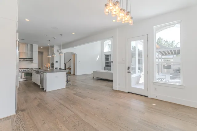 a bedroom with bed and window