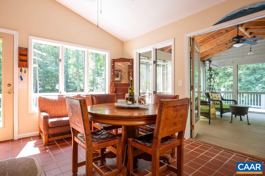 2110 Whippoorwill Road Charlottesville, VA 22901 - Photo 8 of 37 a view of a dining room with furniture window and outside view