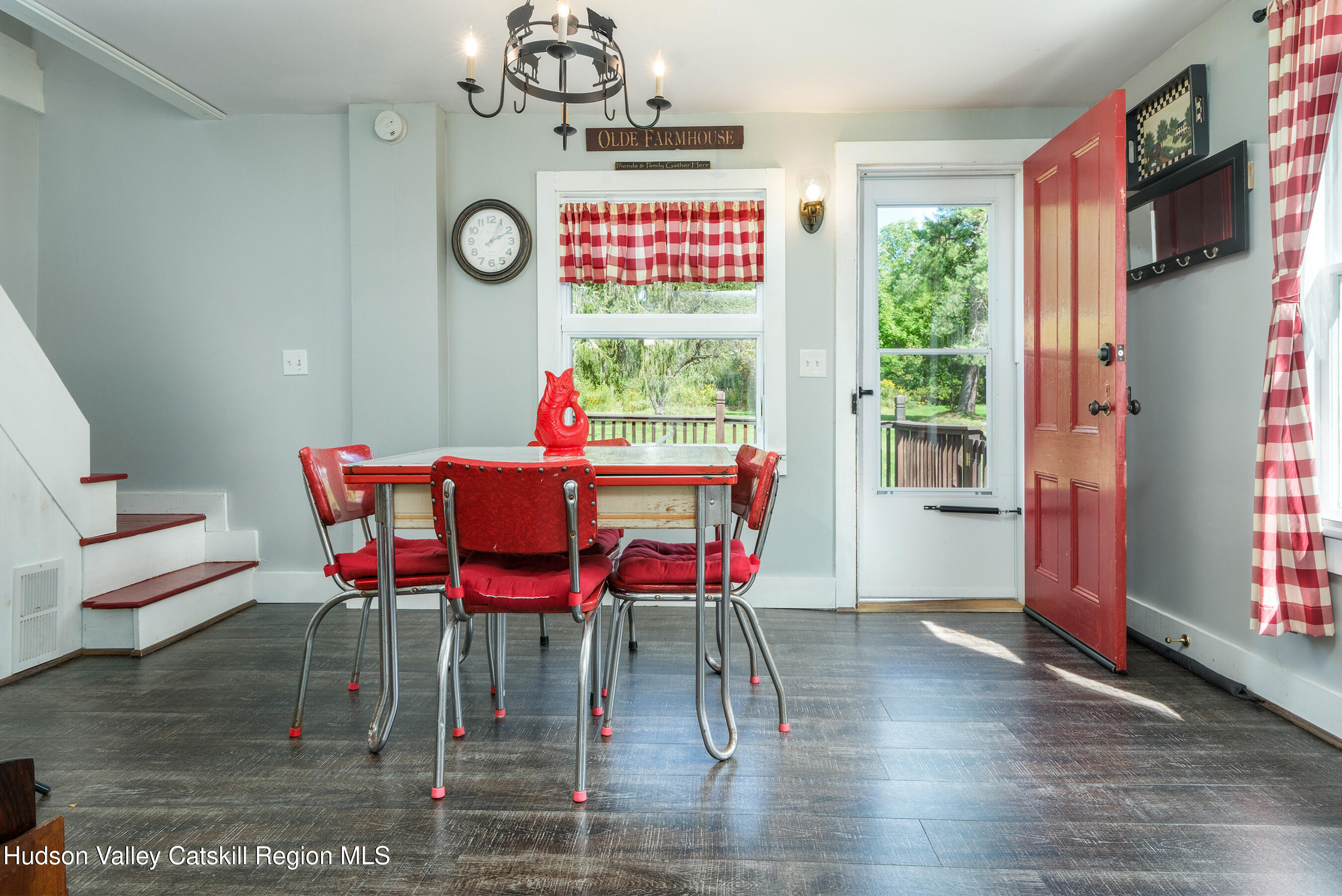 70 Case Hill Road Treadwell, NY 13846 - Photo 25 of 50 a view of a dining room with furniture window and outside view