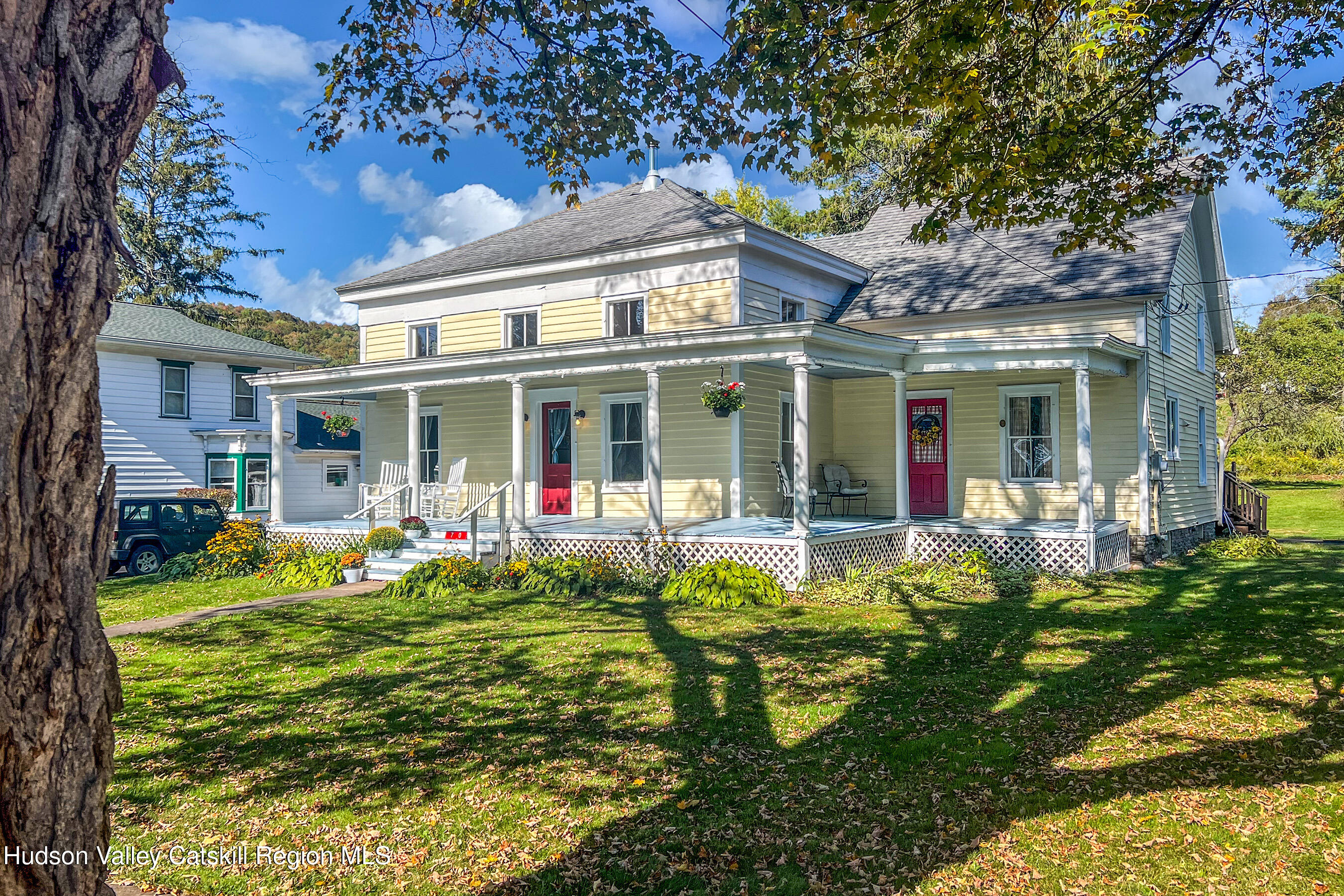 70 Case Hill Road Treadwell, NY 13846 - Photo 3 of 50 front view of a house with a yard