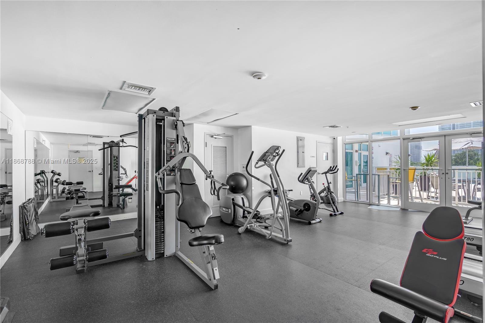 1723 Southwest 2nd Avenue, Unit 902 Miami, FL 33129 - Photo 24 of 33 a view of a room with gym equipment