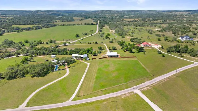a view of a garden with a slide