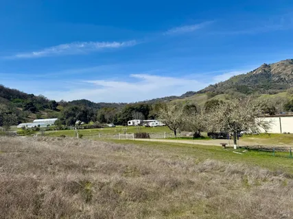 a view of an outdoor space and a yard