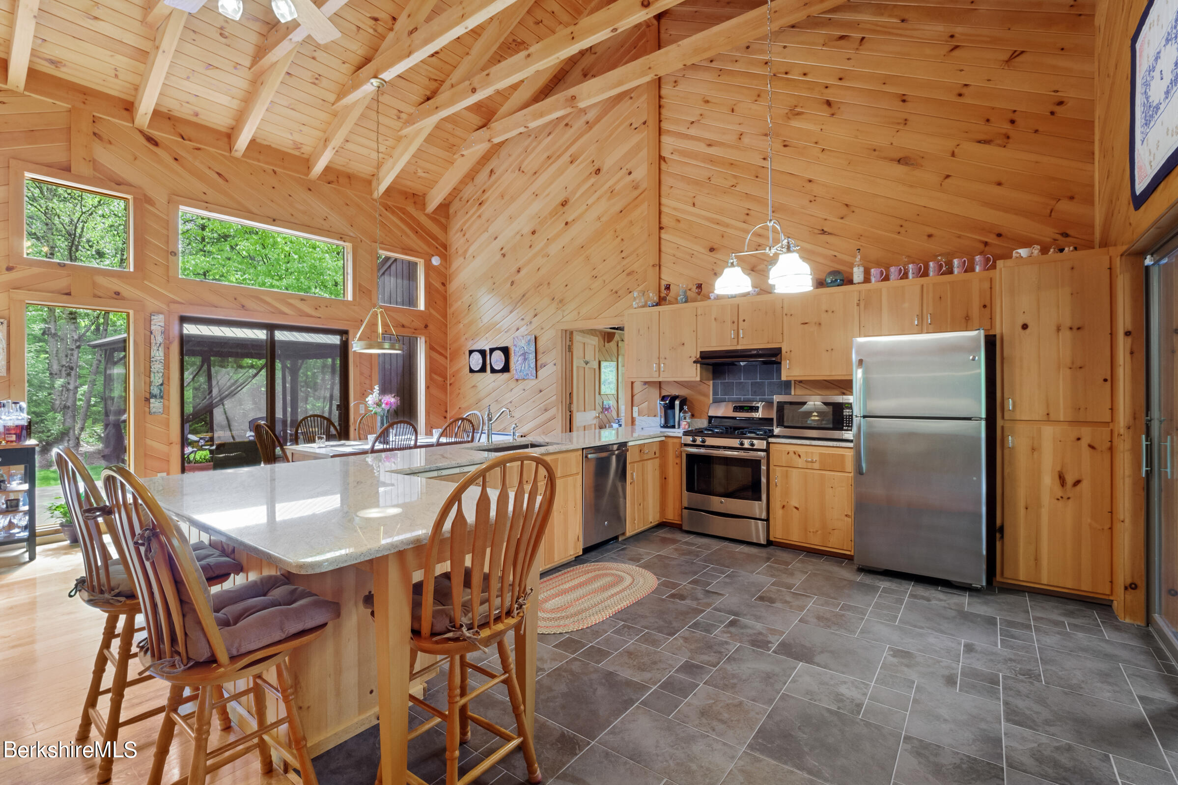 328 Woodmere Road Becket, MA 01223 - Photo 12 of 40 Kitchen with granite