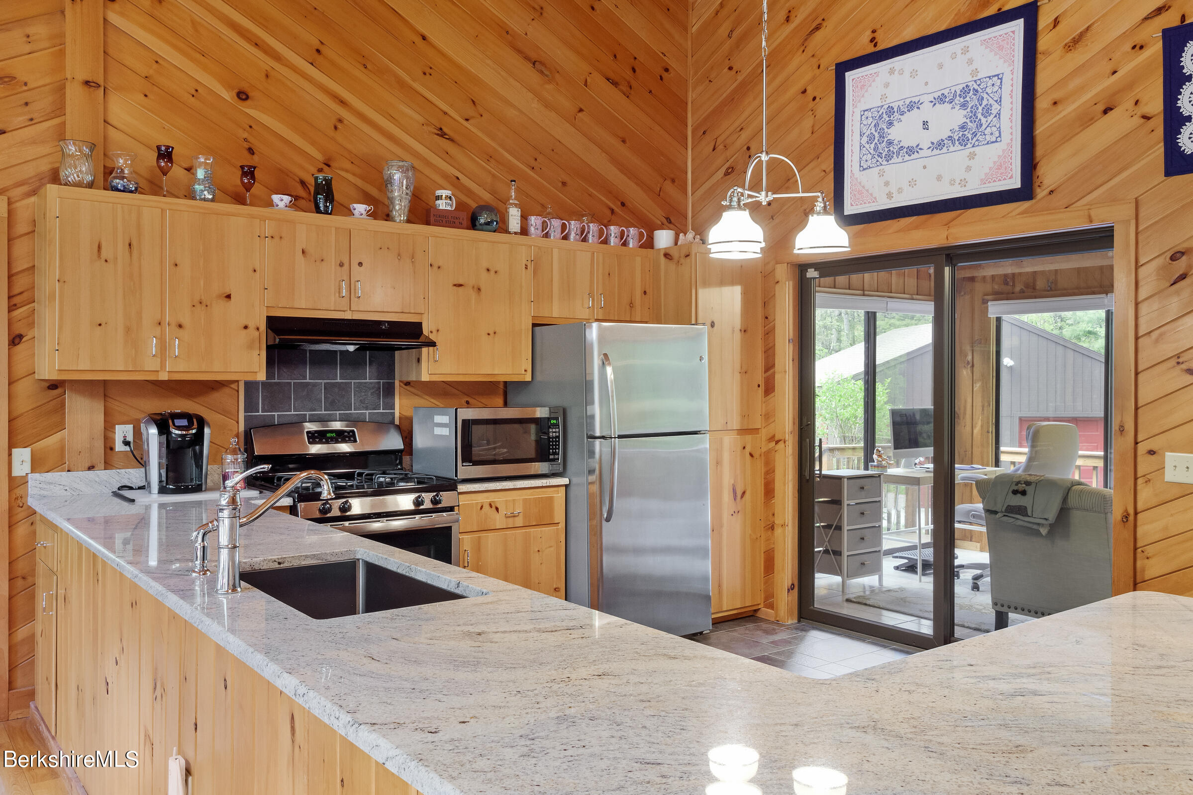 328 Woodmere Road Becket, MA 01223 - Photo 13 of 40 Kitchen to Sunroom/Office