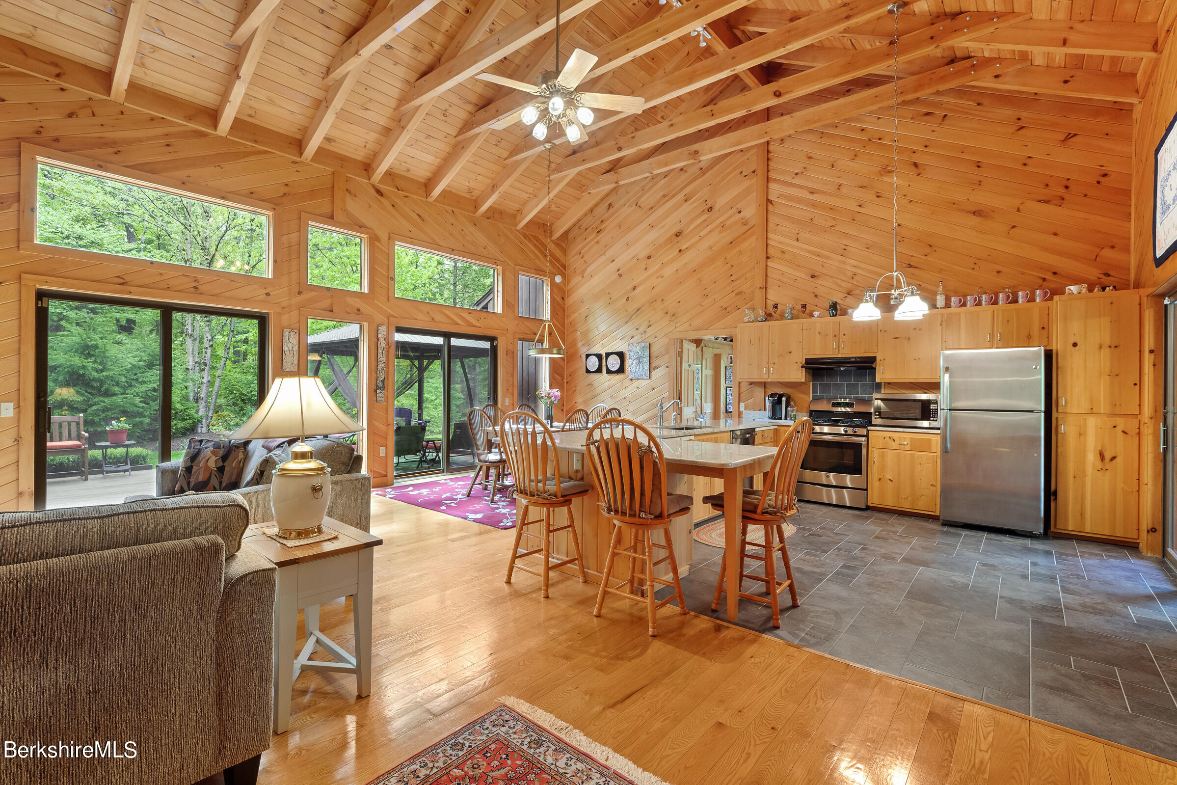 328 Woodmere Road Becket, MA 01223 - Photo 9 of 40 Great Room with huge windows