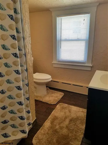 a bathroom with a sink and a toilet