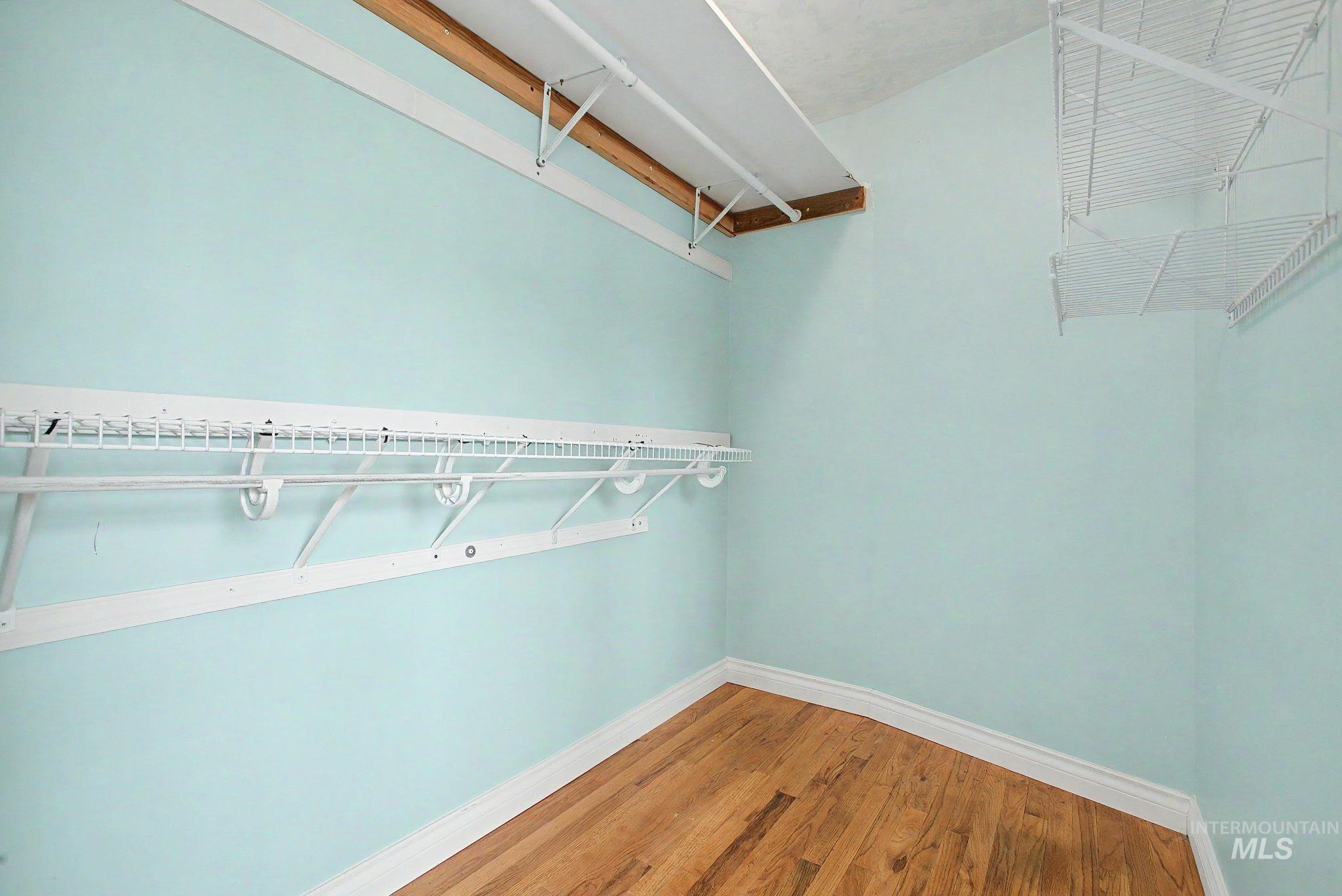 3314 6th Street Lewiston, ID 83501 - Photo 22 of 50 Walk-in closet featuring light blue walls and wood-finish flooring