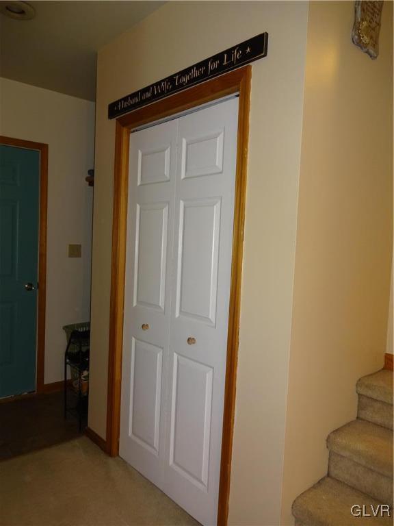 130 West Mountain Road Wind Gap, PA 18091 - Photo 27 of 43 Master Bedroom, that blue door to the left leads o