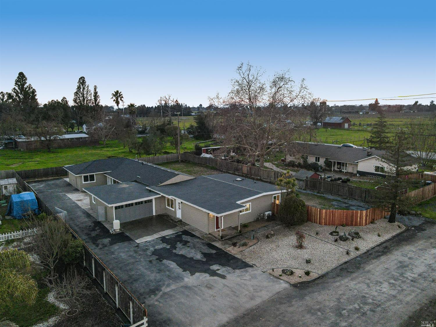 2702 Fulton Road Fulton, CA 95439 - Photo 1 of 1 an aerial view of a house with big yard