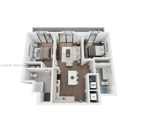 $4,733 | 2800 Southwest 27th Terrace, Unit 1707, Coconut Grove, FL 33133