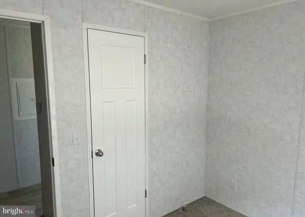 a small space with a door