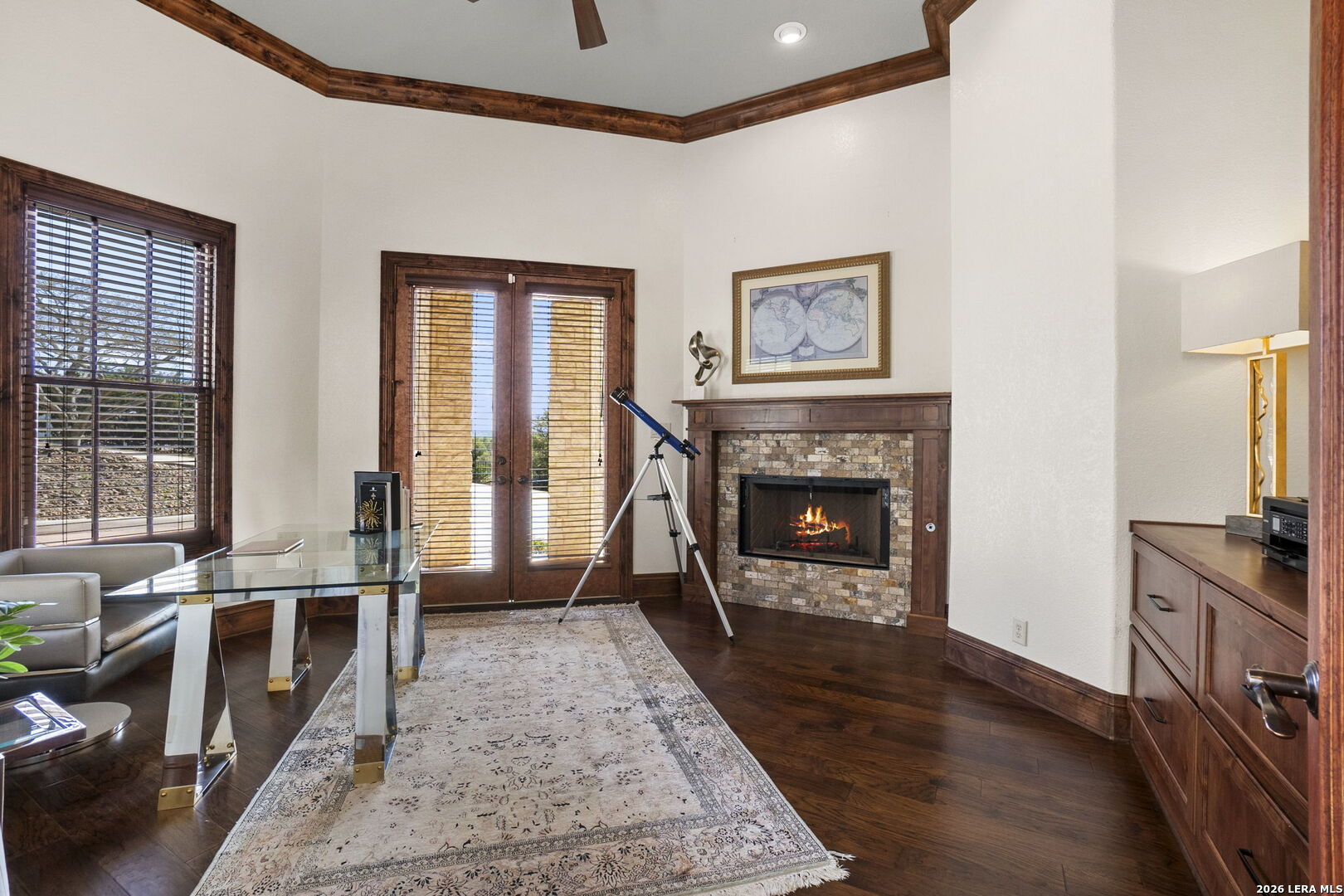6762 Mnr Hl Road San Antonio, TX 78257 - Photo 22 of 51 a living room with furniture and a fireplace