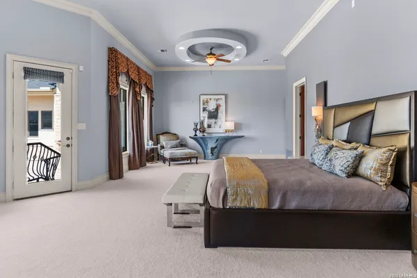 a view of a tub sitting in a bathroom