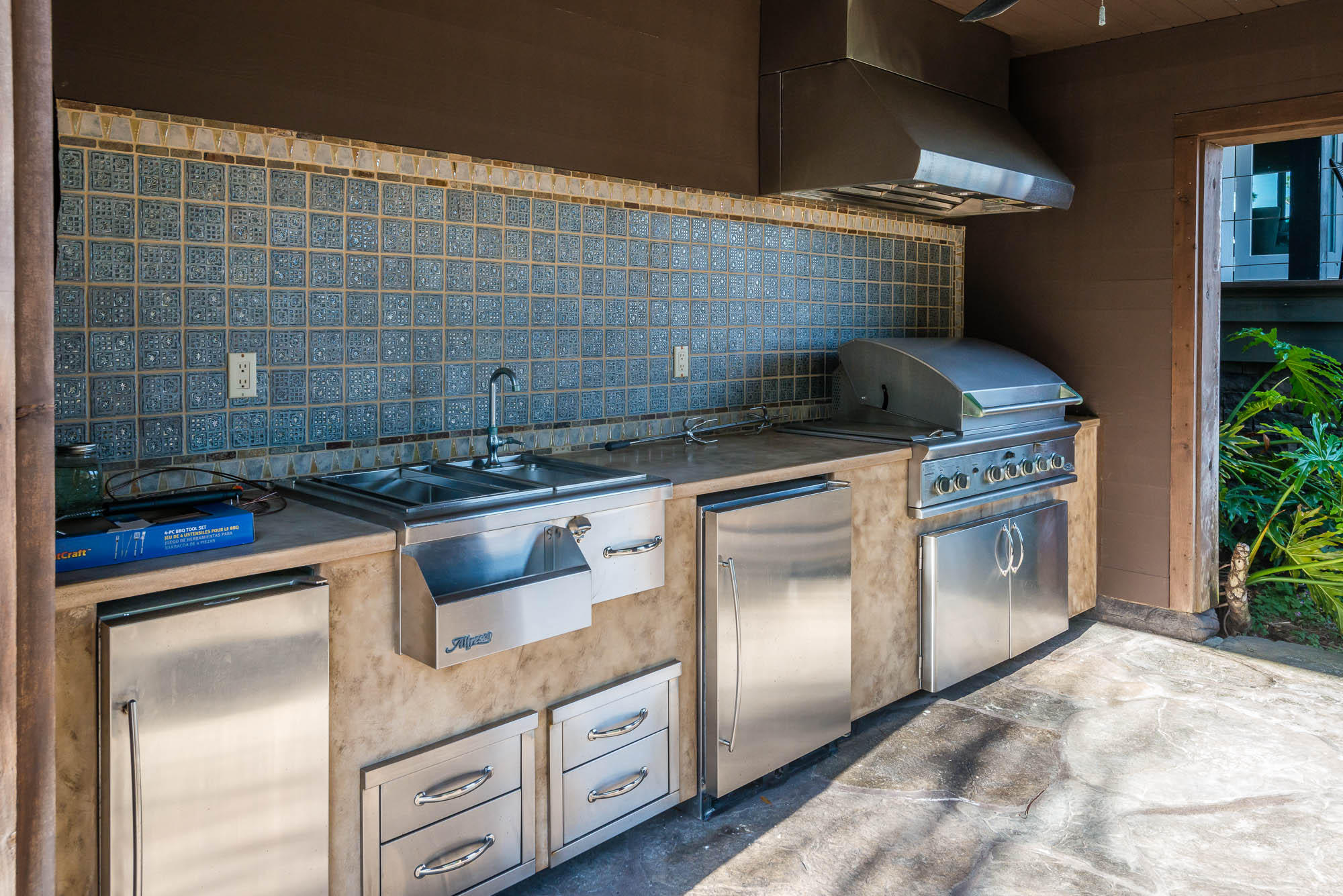 279 Grayton Trail Road Santa Rosa Beach, FL 32459 - Photo 25 of 55 a kitchen with stainless steel appliances granite countertop a stove and a refrigerator