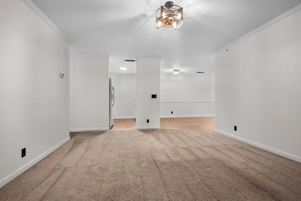 a view of empty room