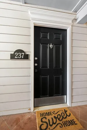 a view of front door of a house