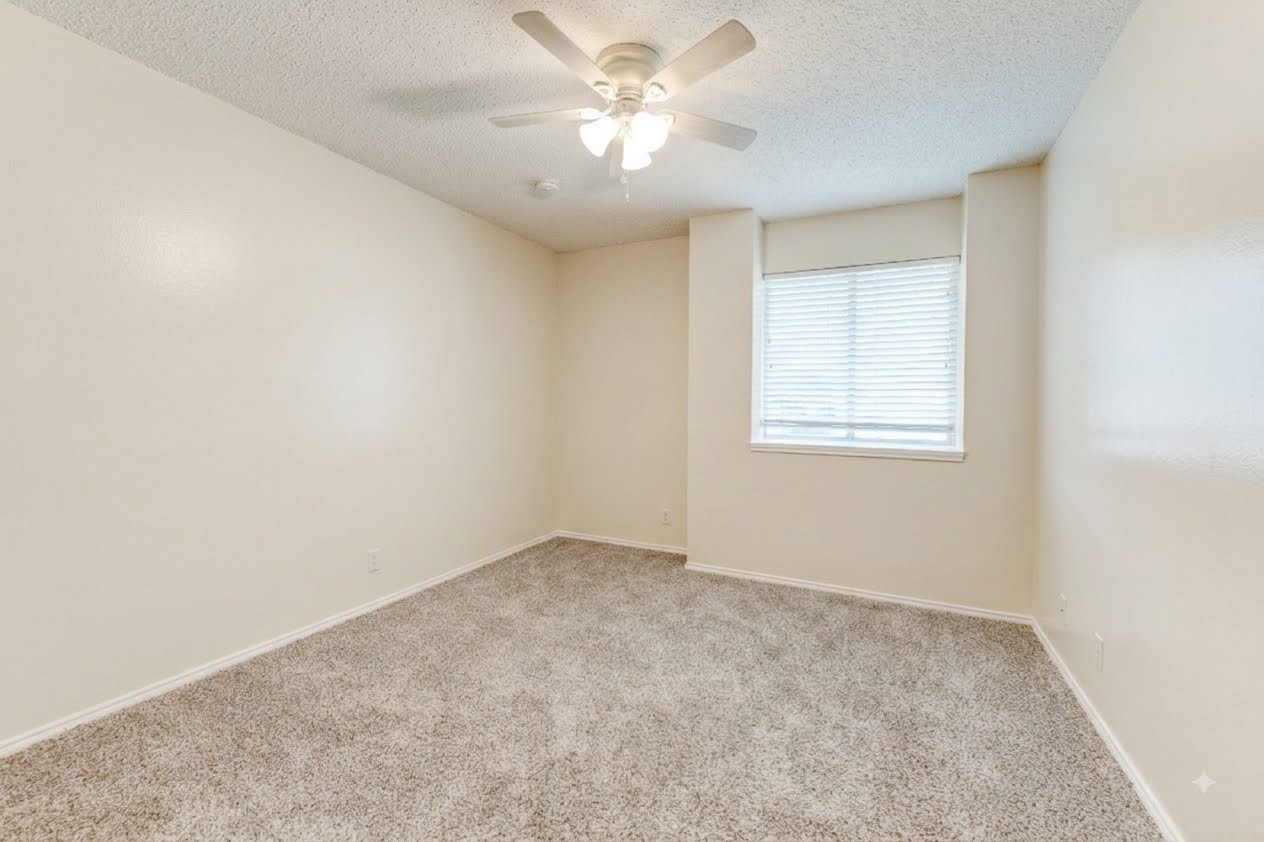 16913 Langland Road Pflugerville, TX 78660 - Photo 14 of 18 Plush wall-to-wall carpeting and a large window define this comfortable secondary bedroom.