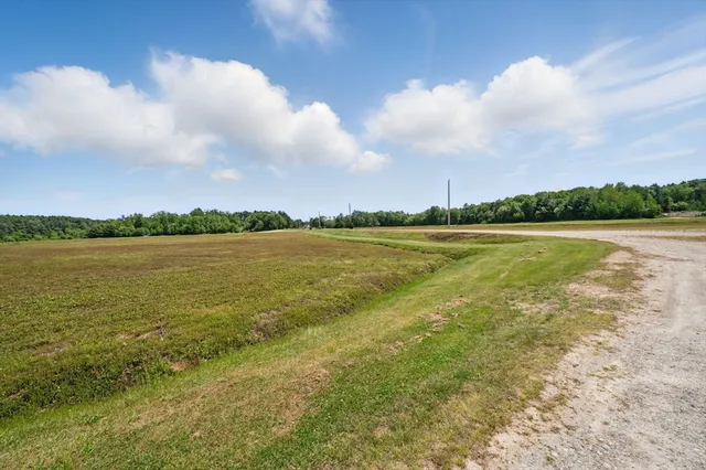 a view of an ocean and beach