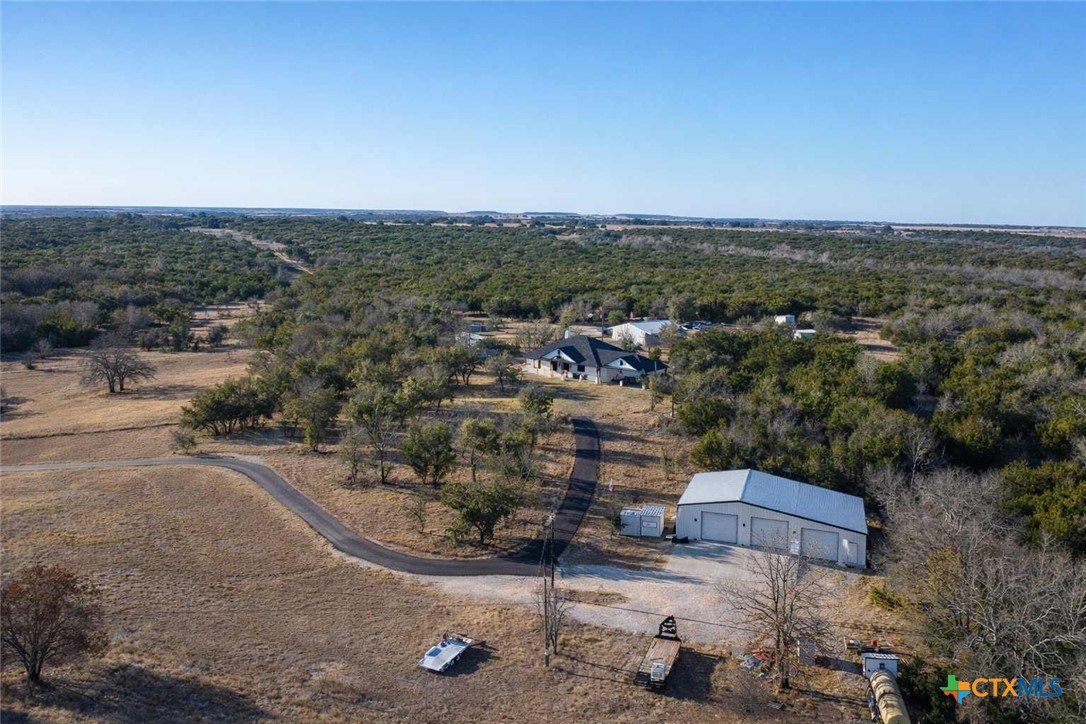 705 Indian Hills Road Gatesville, TX 76528 - Photo 40 of 43 an aerial view of a house with a yard