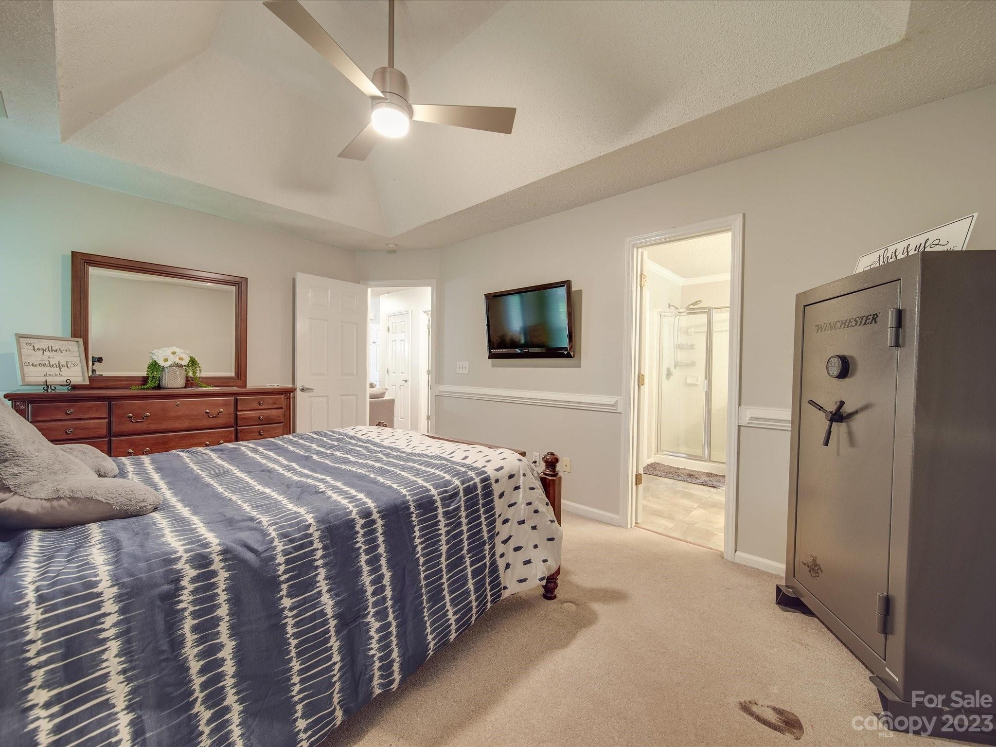 2349 Beaver Pond Road Kannapolis, NC 28083 - Photo 18 of 41 a bedroom with a bed and a dresser