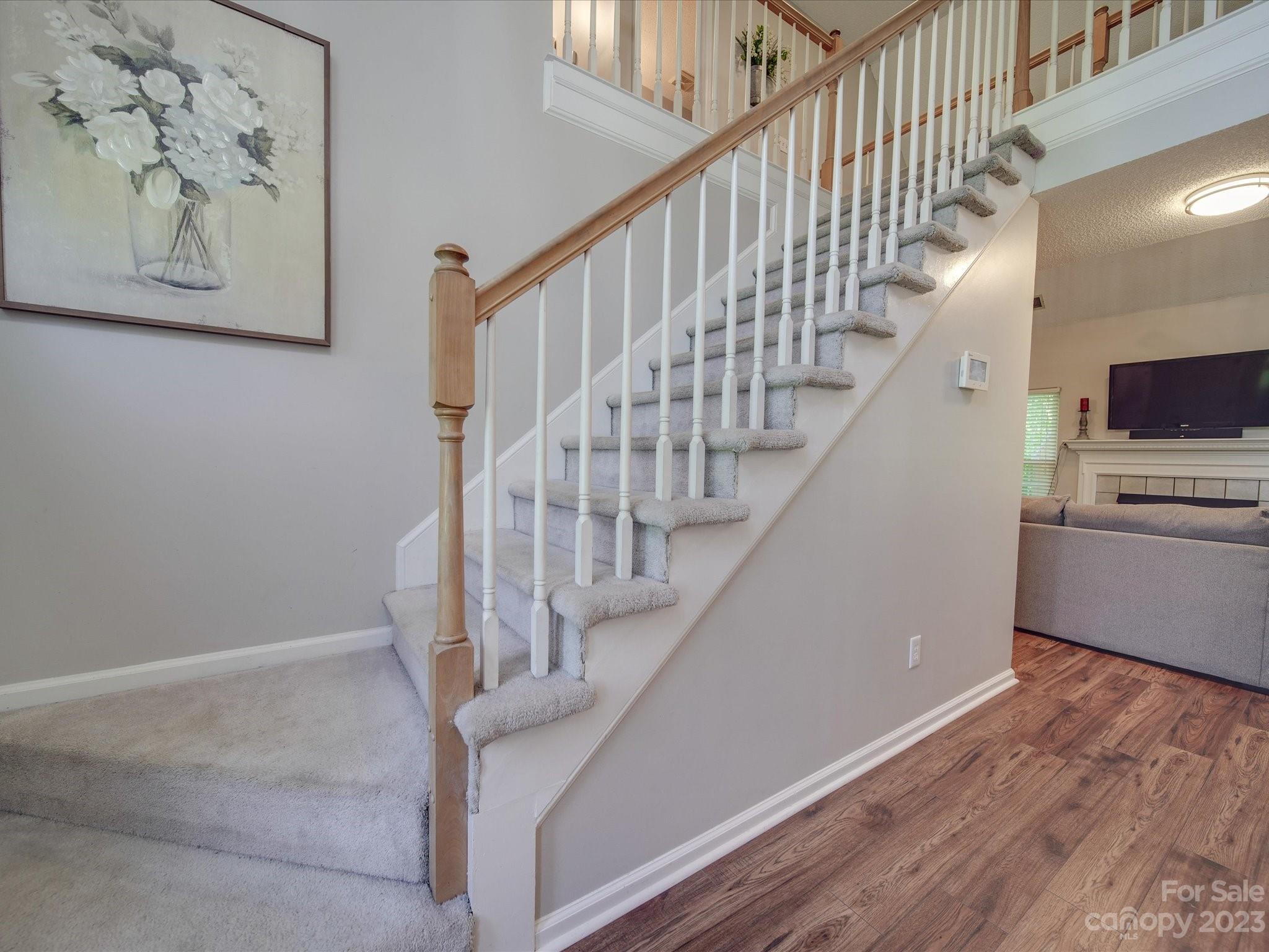 2349 Beaver Pond Road Kannapolis, NC 28083 - Photo 22 of 41 a view of entryway and hall with wooden floor